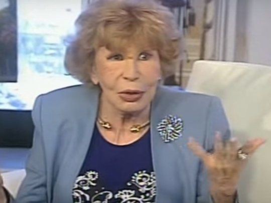 Muere a los 88 años Nelly Raymond, legendaria periodista y presentadora de shows televisivos | Espectáculos