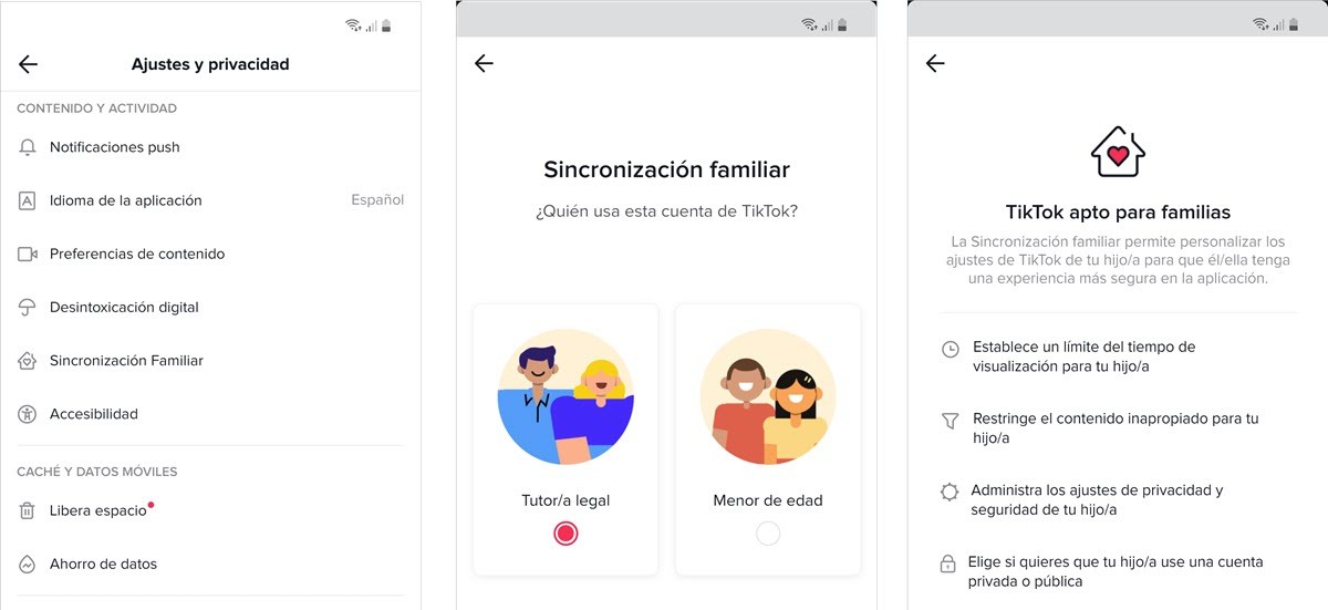 Cómo hacer funcionar la sincronización familiar en Tik Tok | Tecnología