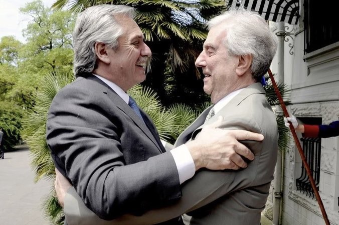 La despedida de Alberto Fernández a Tabaré Vázquez: "Puso una bisagra en Uruguay" | Información General
