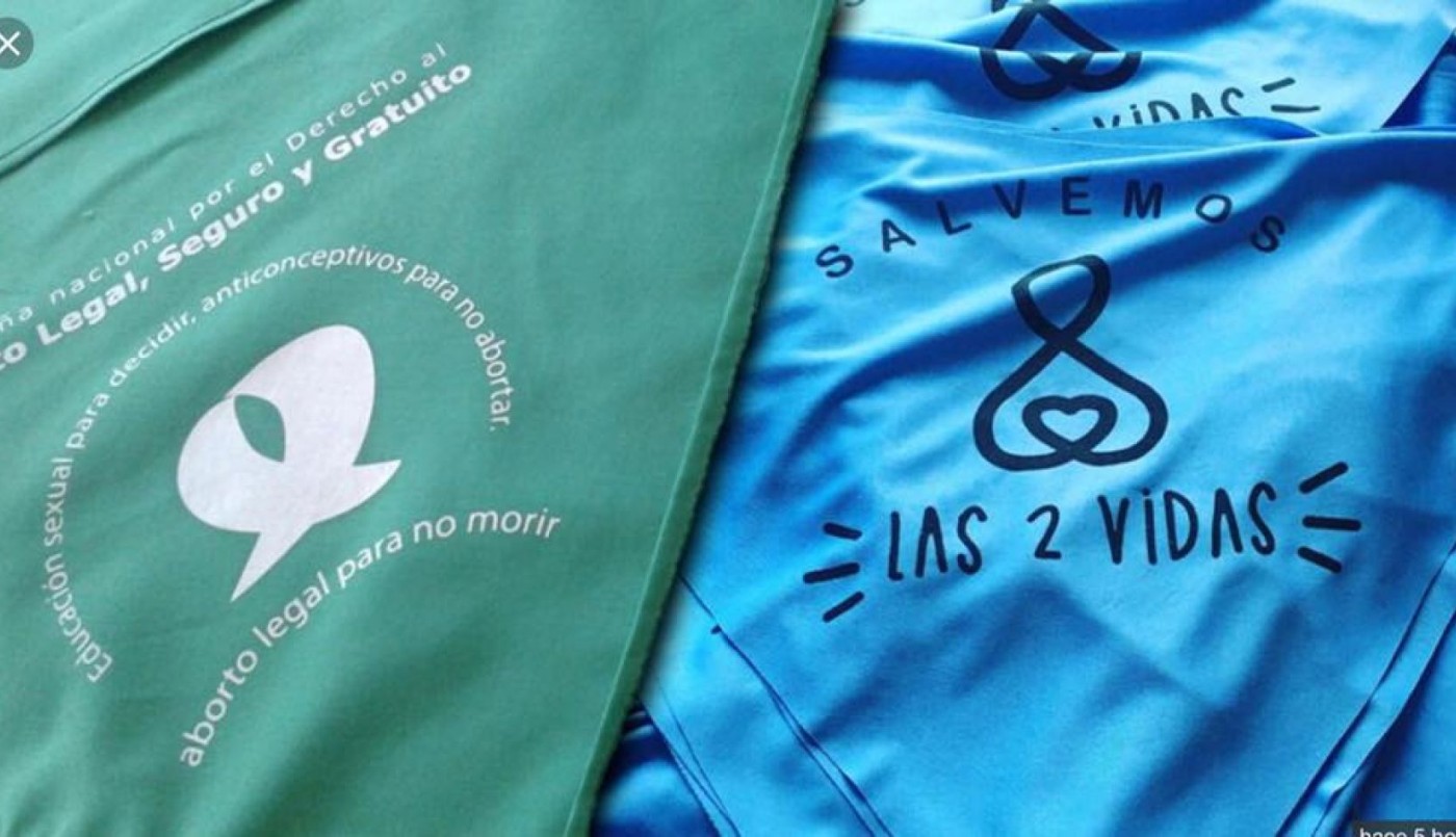 Aborto legal: movilizaciones "verdes" y "celestes" acompañan el debate desde afuera | Información General