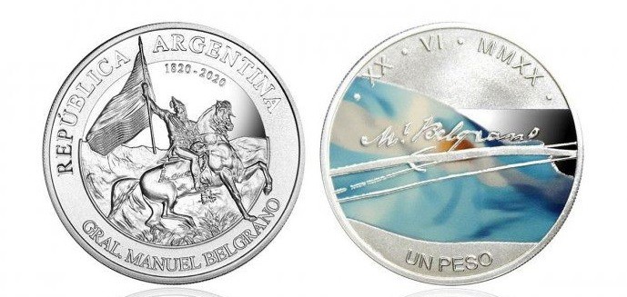 Emiten moneda conmemorativa por Manuel Belgrano | Información General
