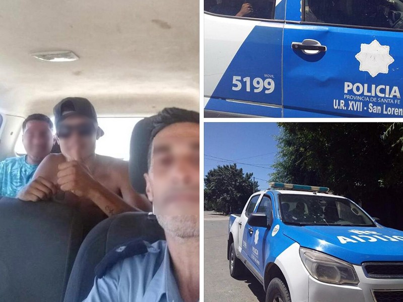Polémica selfie de un policía con dos amigos en un patrullero | Información General