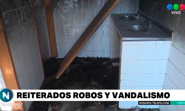 Vandalismo y destrozos en un club vecinal de la zona sur | Información General