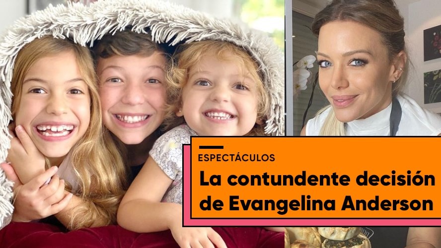 ¿Alimentación vegetariana? Evangelina Anderson decidió esto para sus hijos | Entretenimiento
