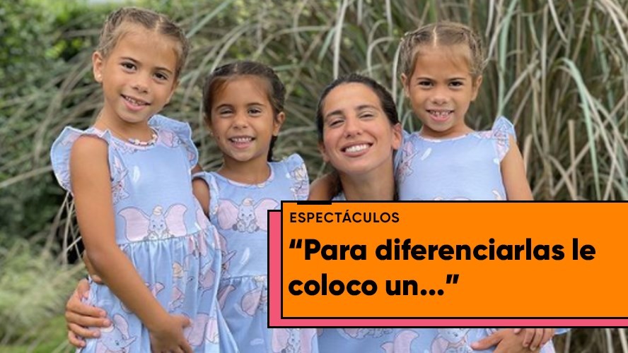 Cinthia Fernández reveló cómo hace para no confundir a sus hijas | Entretenimiento