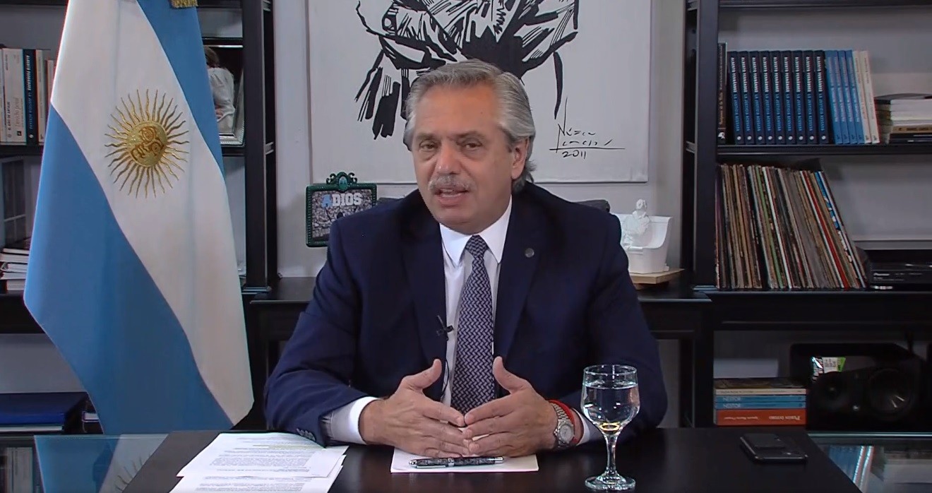 Ante el Foro de Davos, el Presidente instó a "dejar atrás el capitalismo infeliz" | Información General