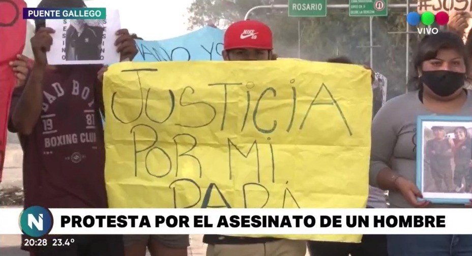 Protesta por el abuso y asesinato de un hombre en Puente Gallego | Información General