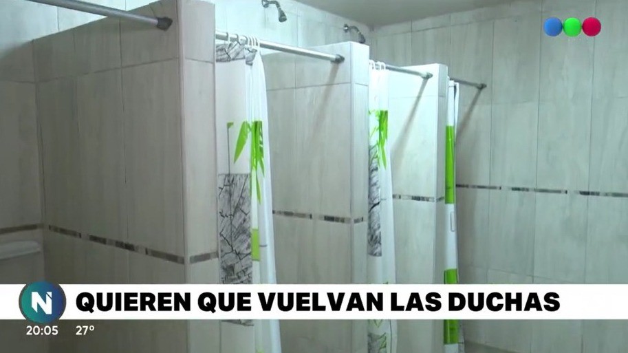 Piden habilitar las duchas en los gimnasios | Información General