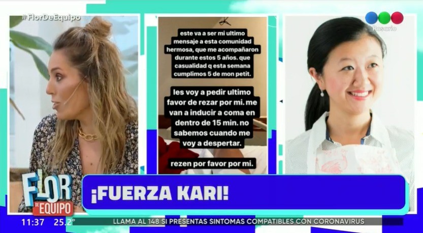 Coronavirus: Karina Gao entró en coma inducido | Información General