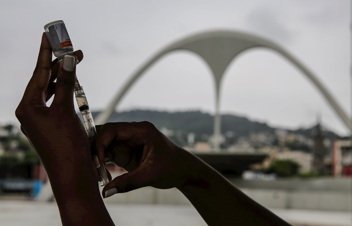 Sin carnaval en 2021, el sambódromo de Río de Janeiro se convirtió en un centro de vacunación | Internacionales