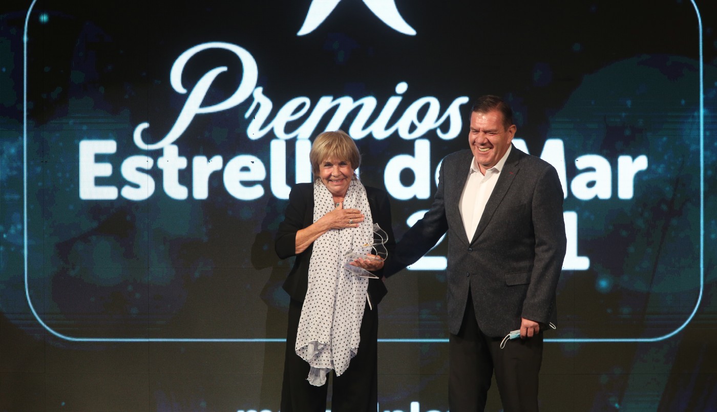 Virginia Lago fue la ganadora del Premio Estrella de Mar de Oro | Espectáculos