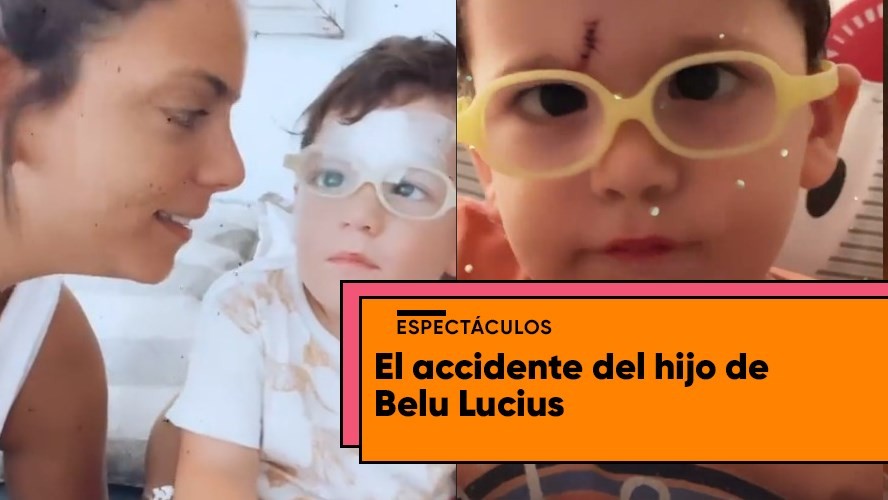 El accidente que sufrió el hijo de Belu Lucius | Entretenimiento