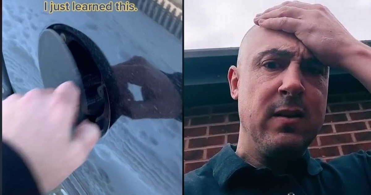 El momento en que un hombre descubre para qué sirve una ranura escondida en los autos | Tecnología