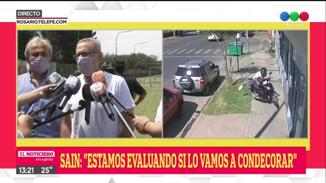 Saín sobre el policía que abatió al motochorro: "Nos pareció elocuente su desempeño" | Información General