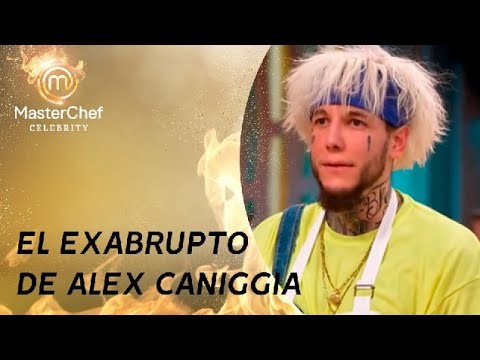 El primer exabrupto de Alex Caniggia en MasterChefCelebrity | Espectáculos