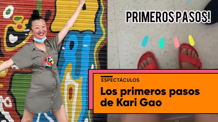 El emotivo video de Karina Gao comenzando a caminar: "Primeros pasos" | Entretenimiento