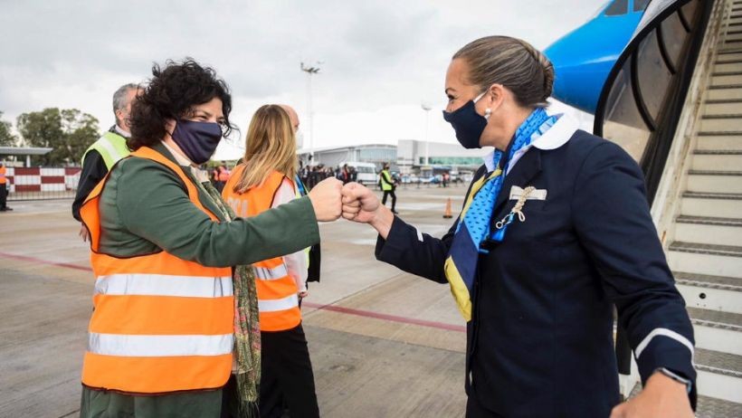 Llegaron 218 mil dosis de vacunas Astrazeneca | Información General