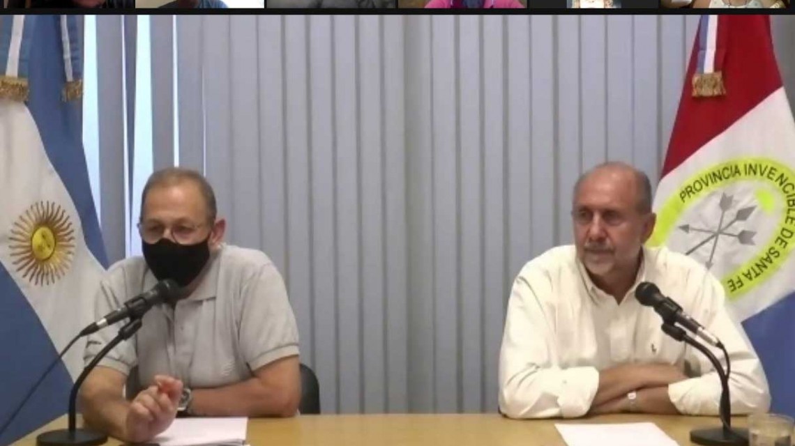 El gobernador Perotti junto a los ministros Martorano y Corach se reúnen con intendentes y presidentes comunales | Información General