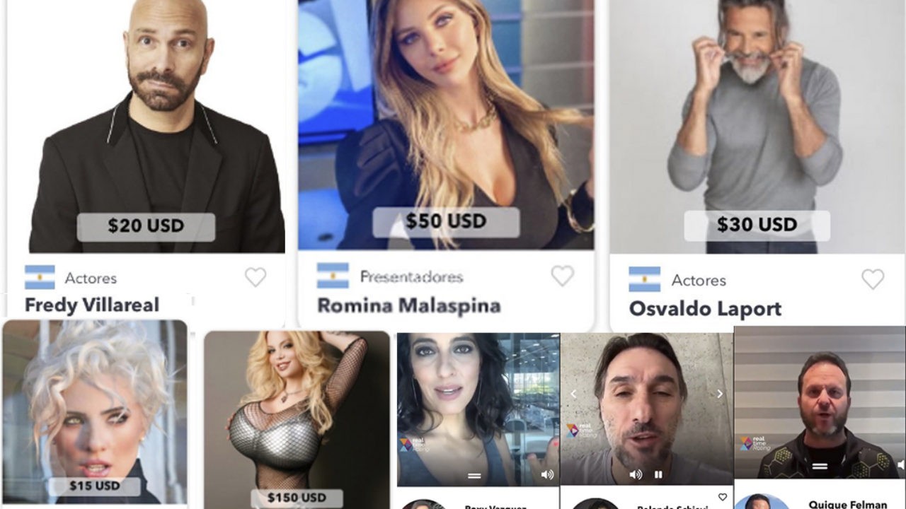 Los famosos argentinos que venden saludos personalizados en Internet a precio dólar | Espectáculos