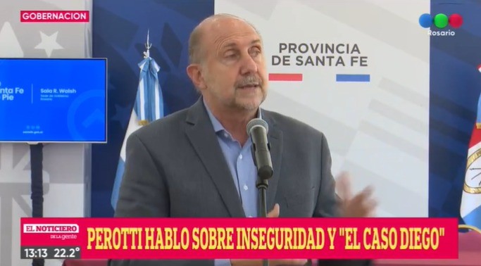 Perotti habló sobre inseguridad y el "Caso Diego" | Rosario y la región