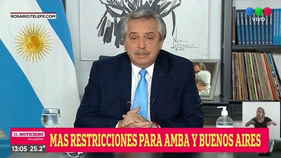 El Presidente defendió la suspensión de clases presenciales y admitió diferencias con Trotta | Política
