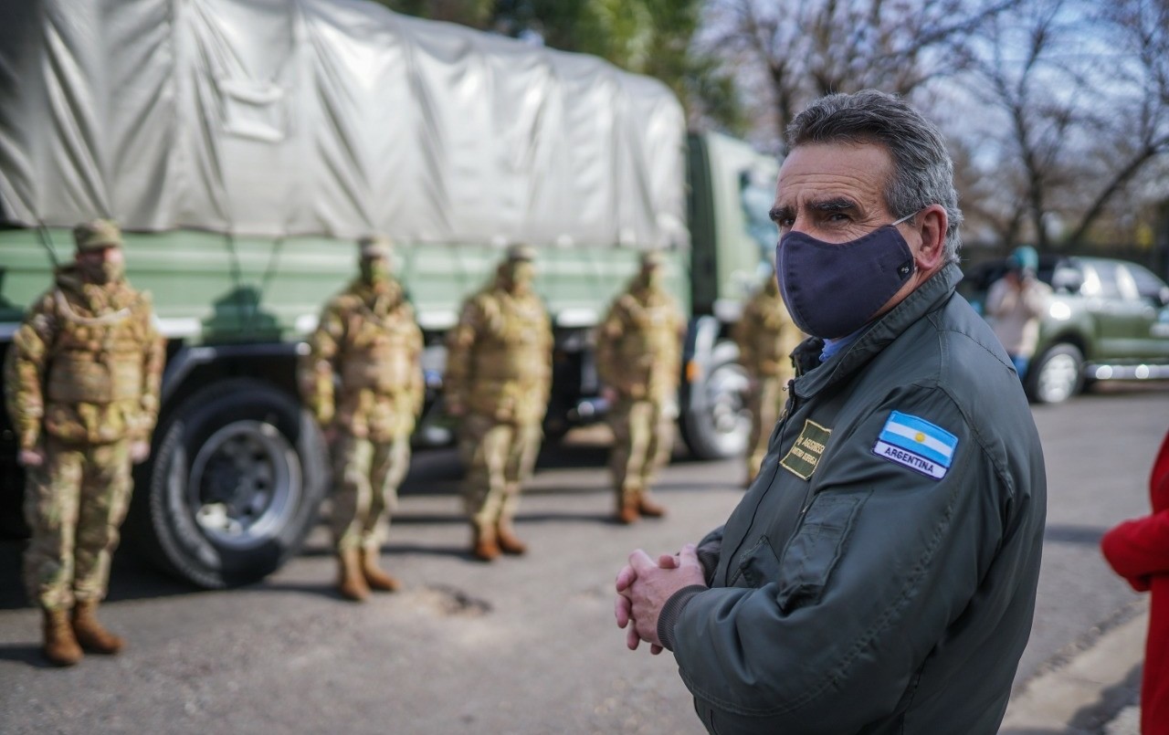 Defensa instaló una carpa de campaña en el Hospital San Carlos de Casilda | Información General