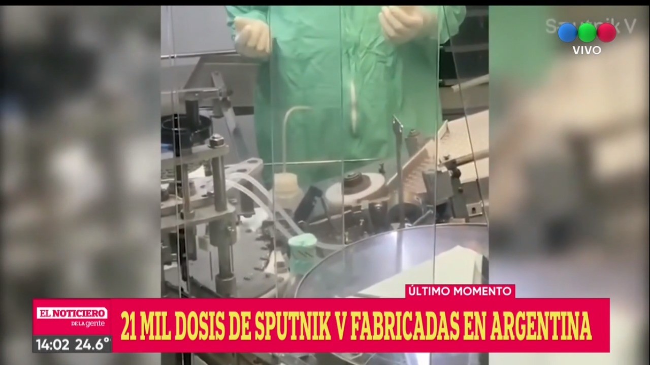Laboratorio argentino ya fabricó miles de vacunas Sputnik V: esperan aprobación de Rusia | Información General