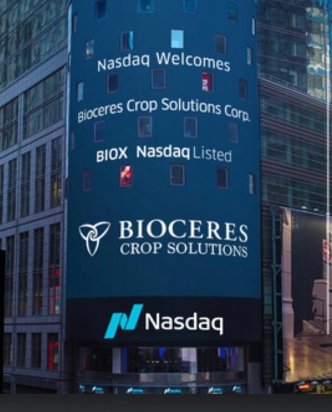 El CEO de la empresa Bioceres tocó la campana en la apertura del Nasdaq | Economía y negocios