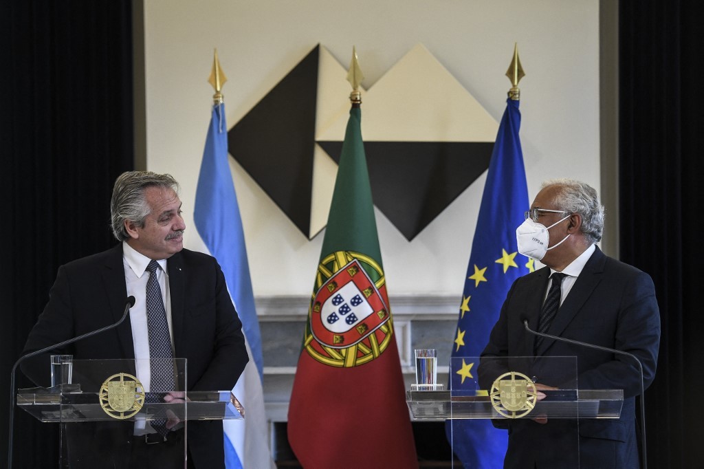 Alberto Fernández logra el apoyo de Portugal ante el FMI en el inicio de la gira por Europa | Política