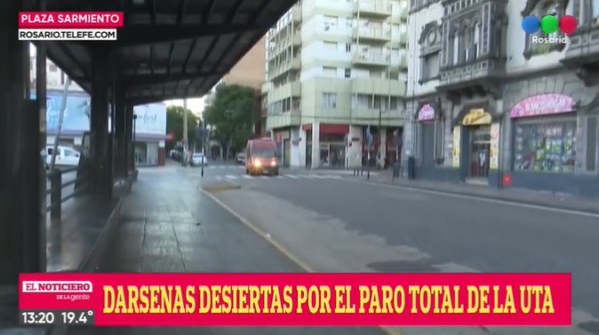 Comenzó el paro de 48 horas de UTA | Rosario y la región