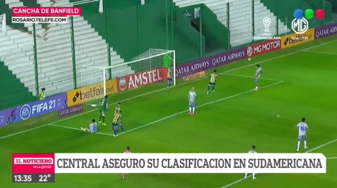 Misión cumplida: Central clasificó a octavos de final de la Sudamericana | Deportes