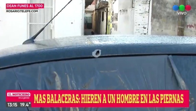 Más balaceras: hieren a un hombre en las piernas | Rosario y la región