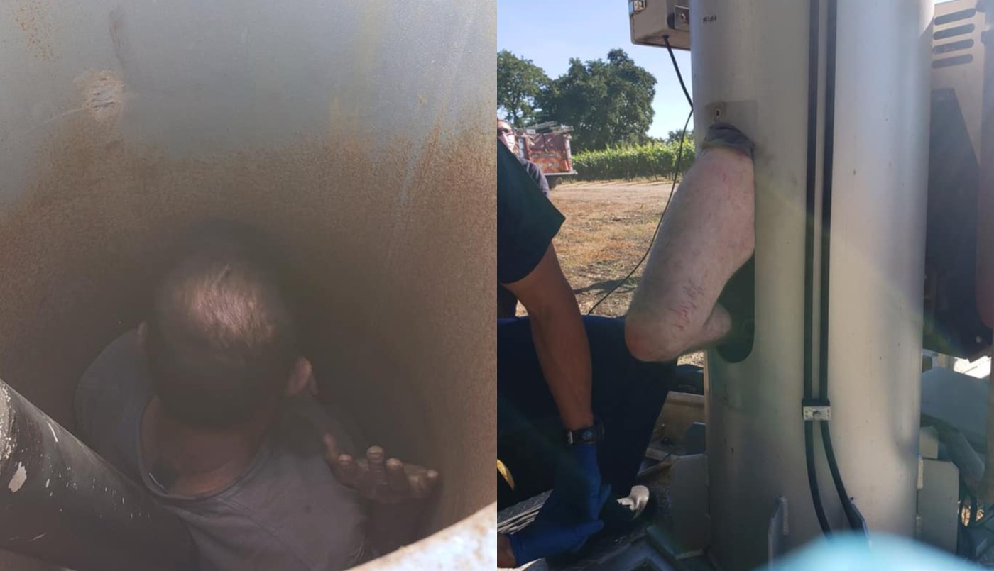 Un hombre quedó atrapado en un ventilador gigante durante dos días | Internacionales