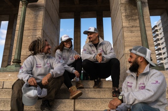 De otra galaxia: comenzó la pintada del mural que homenajea a Messi en su barrio | Rosario y la región