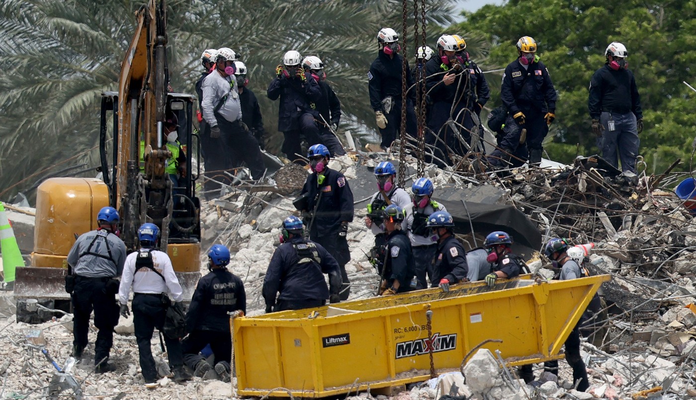 Derrumbe en Miami: hallaron otros cuatro cuerpos y la cifra de víctimas aumentó a 36 | Internacionales