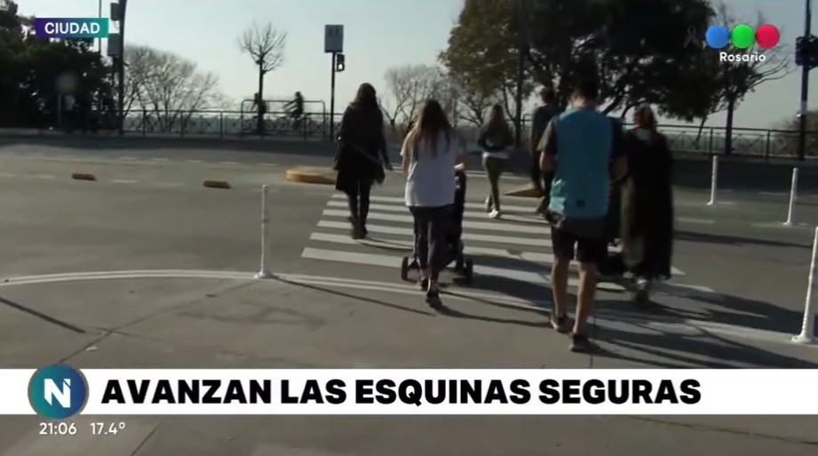Esquinas seguras: avanza iniciativa para ampliar zona de cruce peatonal | Rosario y la región