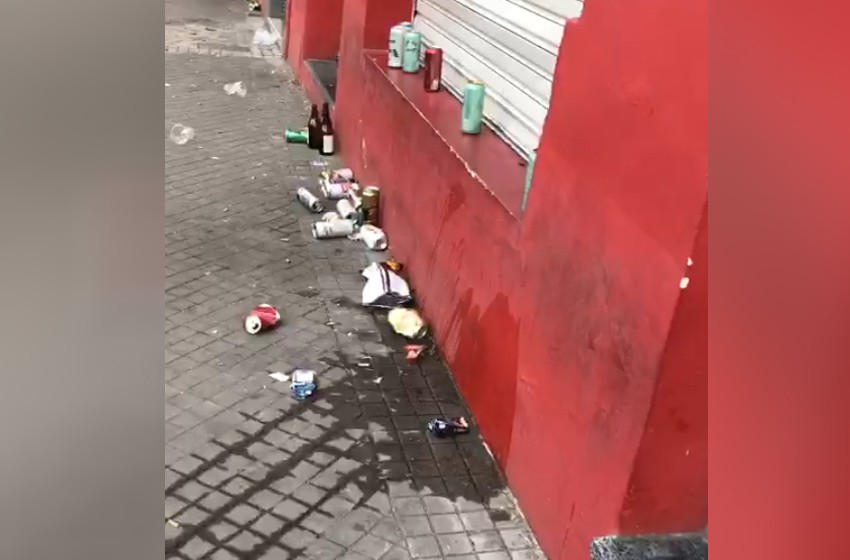 Orina, alcohol y desorden: unoss video muestran cómo quedó Pichincha tras descontrol de la noche preferiado | Rosario y la región