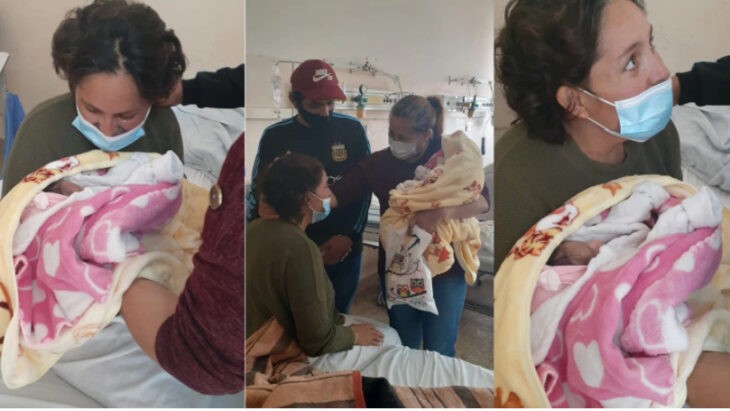 Estuvo en coma por coronavirus y conoció a su beba prematura 28 días después de dar a luz | Información General