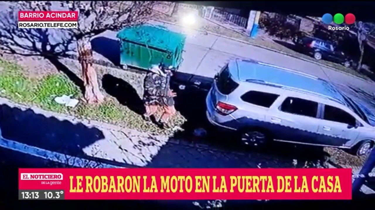 Delincuentes robaron una motocicleta en barrio Acindar | Rosario y la región