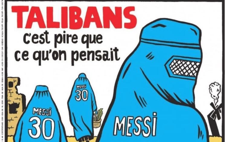 Messi y los talibanes, los protagonistas de otra polémica tapa de Charlie Hebdo | Tecnología