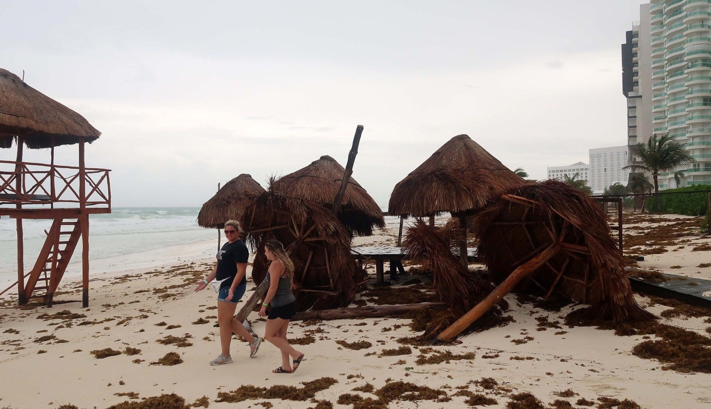 El huracán Grace pasó a nivel 2 y tocó tierra en la costa de México | Internacionales