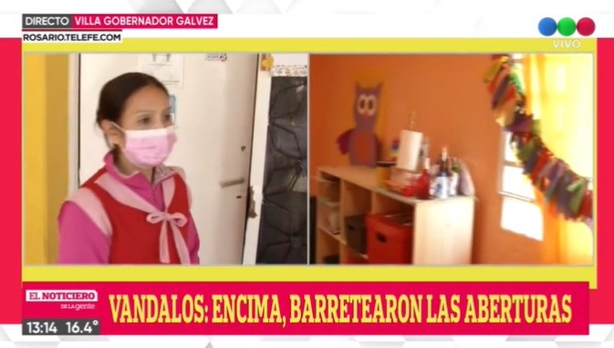 Una maestra se quedó a dormir en un jardín de infantes para evitar que vuelvan a robarles | Rosario y la región