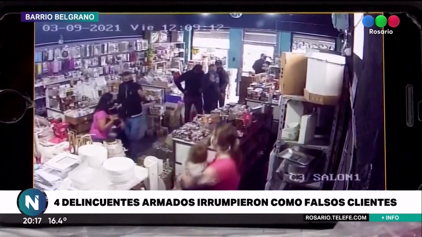 Golpe comando: 4 delincuentes armados robaron un comercio en zona oeste | Rosario y la región