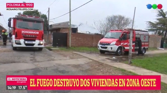Una casa ardió en llamas en Polonia al 1900: dos perros murieron incendiados | Rosario y la región