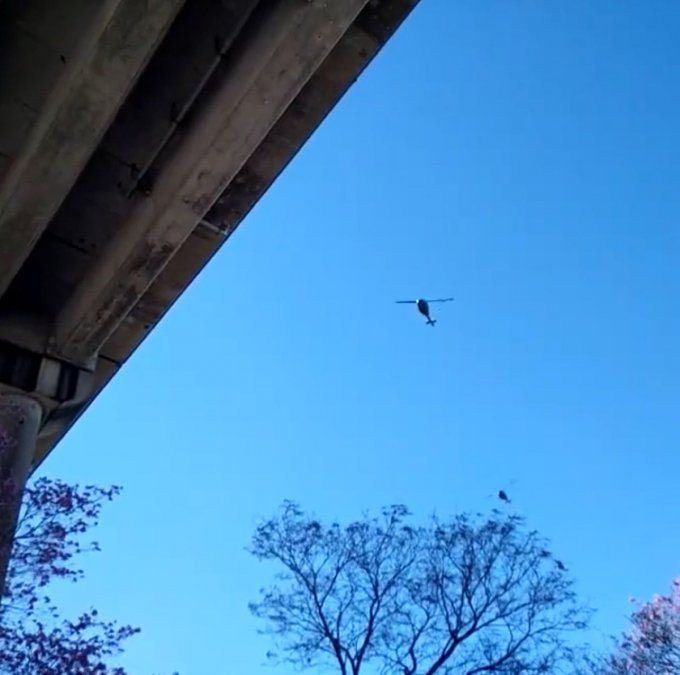 Que hacían varios helicópteros sobrevolando Rosario | Rosario y la región