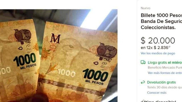 De la moneda de $1 al billete de mil: un error en la impresión lo haría valer hasta 20 veces mas | Tecnología