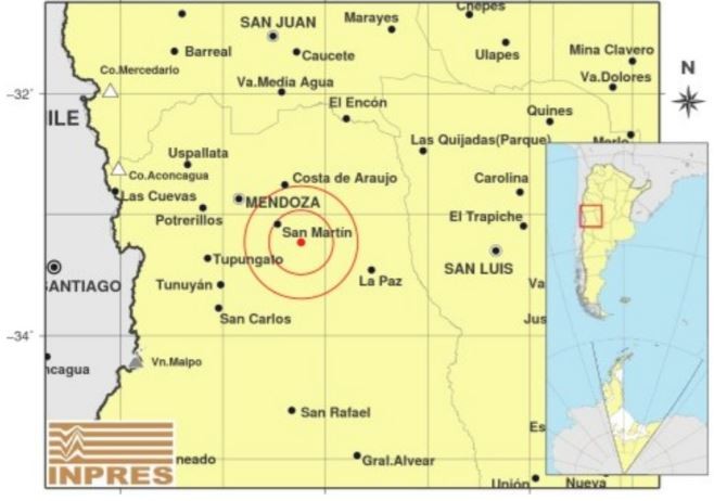 Mendoza: un fuerte terremoto de 5,2 grados en la escala Richter sacudió la provincia | Información General