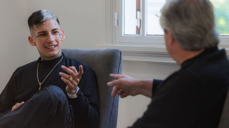 Alberto Fernández recibió a L-Gante en la residencia de Olivos | Información General