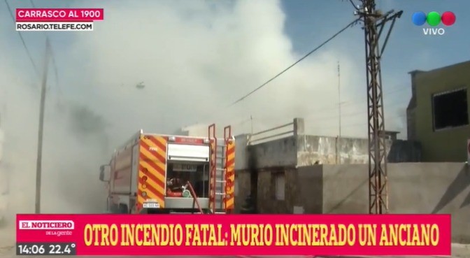 Un hombre de 80 años murió tras incendiarse su casa en Empalme Graneros | Rosario y la región