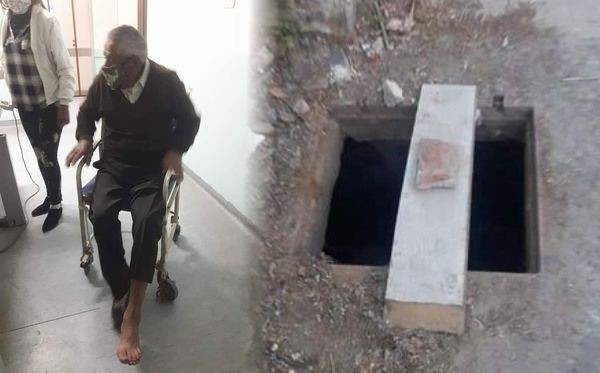 Delincuentes robaron la tapa de una alcantarilla a metros de un Hospital y casi se mata un abuelo | Información General
